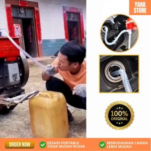 Pompa Tangan Serbaguna Sedot Air Minyak Bensin Cairan Aquarium Oli Solar Multifungsi - Yaha Store