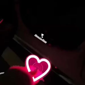 Đèn LED Hình Trái Tim Phát Sáng USB Cho Cửa Sổ Ô Tô Đèn Neon Có Điều Khiển Từ Xa Để Trang Trí Nội Thất Chiếu Sáng Tâm Trạng