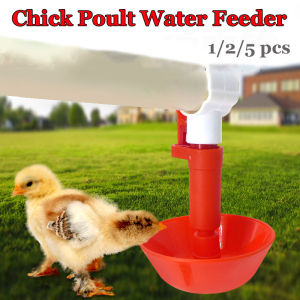 1/2/5Pcs Poultry Water Drinking Hanging Cups Chick Automatic Fowl Drinker Fountain Waterer for Farm Accessories