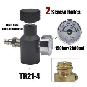 Universal Fill Adapter Aluminum Alloy Soda Water Carbon Dioxide Cylinder Tank Fill Refill Adapter Station for TR21-4 Valve