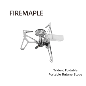 FIREMAPLE Trident Foldable Portable Butane Stove