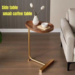 【SG Stock】Modern Creative Coffee Table Living Room Sofa Wooden Side Table Nordic Coffee Table Side Cabinet Coffee Study