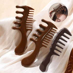 หวีสำหรับนวดเส้นเมอริเดียนหวีสำหรับใช้ในฟันกว้างเส้นลมปราณกัวซาเครื่องมือทำผมการขุดลอกหนังศีรษะอเนกประสงค์