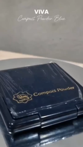 VIVA Compact Powder Pink Pressed Powders Finishing Setting Make Up with UV Protection Satin Matte Finish Moisturizing Long Lasting