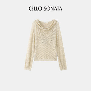 Cello Sonata | Knit Lace Hooded Tunic Sweater