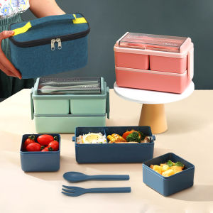 Insulated Double Layer Lunch Box