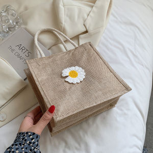 แฟชั่นกัญชากระเป๋าถือผู้หญิงฤดูร้อน 2023 สไตล์ใหม่สบายๆซิปปิดพืชลายใบไม้รูปแบบกระเป๋าสะพายขนาดเล็ก