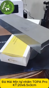 Đá bùn tự nhiên mài mịn - Đá mài dao kéo Hải Dương DAMAHAD bản to KT 6 x 20 x 5