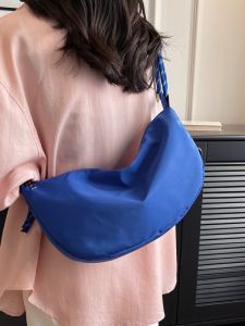 กระเป๋าสะพายข้างแบบสะพายข้างสไตล์สตรีทสำหรับผู้หญิง ความจุขนาดใหญ่ กระเป๋าเป้สะพายหลังแบบลำลอง สายรัดแบบมีเชือกผูกปม กระเป๋าสะพายข้างแบบมีเชือกผูกปมขนาดเล็ก