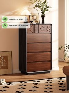 HESHIBOYA | Antique Style Solid Wood Drawer Chest 9 Drawers