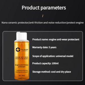 Engine protectant Anti-wear agent Rust prevention noise reduction oil burning treatment Auto repai