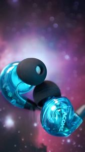 BEST SELLER ACOME 3D Subwoofer Headphones Powerfull Bass Transparent Black Wire Body Garansi Resmi 1 Tahun ACE01