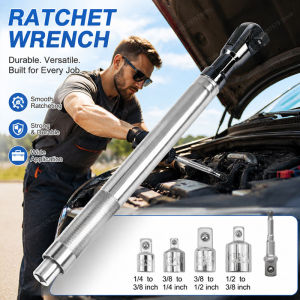 oeny | Extended Multi-Functional 1/2-Inch Ratchet Wrench Tool Set Manual And Automatic Can Be Used For Repairs In Small Spaces In Cars