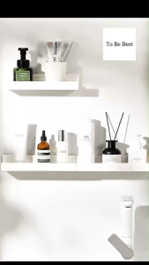 To Be Best ชั้นวางของติดผนัง ไม่ต้องเจาะสะดวกต่อการใช้งาน