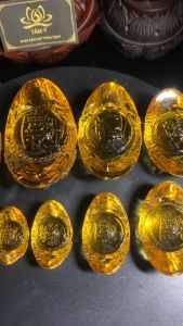 Thỏi Vàng Rồng Lưu Ly Chiêu Tài Tấn Bảo - khắc nổi tinh xảo - kích thước 9 10 11 12cm - nguyên khối nặng đặc ruột