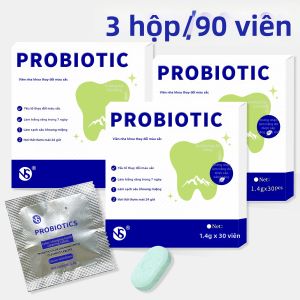 Viên Làm Sạch Răng Probiotic Hơi Thở Thơm Mát Di Động Làm Sạch Răng Lâu Dài 30/60/90 Viên Mỗi Hộp Chăm Sóc Răng Miệng