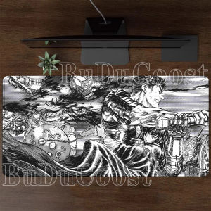 Bandai | HD Printing Berserk Guts Sword Mouse Mat XXL Computer Office Non-slip Large Keyboard Desk Mat Gaming Overlock 400x900mm Mousepad