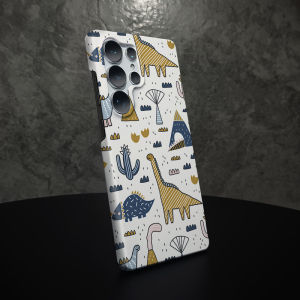 MeSkins | Ultra Thin Durable Phone Case for Samsung S25ultra with Customizable Cute Dinosaur Design