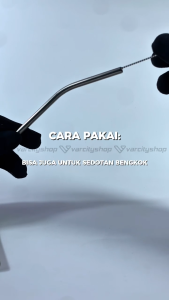Sikat Pembersih Dot Bayi Brush Sedotan Stainless Steel Straw