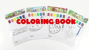 8 sheets/set Coloring Books For Kids Montessori Watercolor Paper With Paint Toy Portable Children Gouache Painting Education Toy