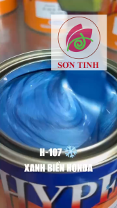 Sơn xe máy HYPER màu xanh biển Honda wave @ 1K (Code: H-107) sơn thơm công nghiệp đa năng