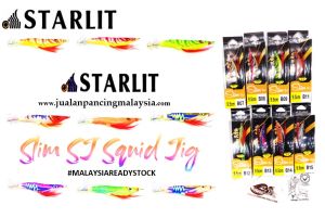 STARLIT SQUID JIG SLIM SJ GLOW IN THE DARK