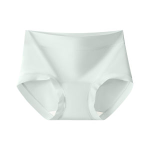 miiow | Antibacterial Pure Cotton Triangle Panties Womens Seamless Underwear Extended Crotch Thin Model Summer New Arrival Big Size