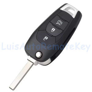 Flip Remote Car Key Fob 433MHz 4A Chip Replacement for Chevrolet Cruz 2015 Trax Sonic Spark Onix 2021 Cavalier 2019 2020