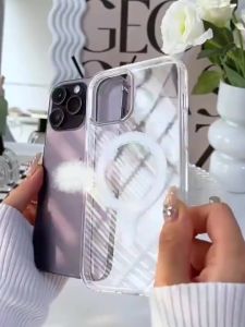 For iPhone 16 15 Pro Max 14 13 12 11 Pro Max X Xr Xs Max 7 8 Plus Shock Proof Magnetic Transparent Phone Case PC Hard Phone