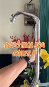 Cổ Pô Inox 304 Gắn Satria F150 Raider 150Fi Phụ Kiện Xe PKPEE