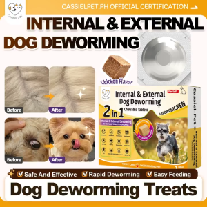 Buy 3 Free 2 Chewable Tablets 2 In 1 Anti Tick And Flea Remover Heartworm Dewormer For Dogs