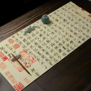 FUXILAI | Calligraphy Felt Pad Antique Chic Reinforced Edges