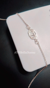 สร้อยข้อมือเงินแท้สัญลักษณ์  Evil eyes ความยาว 6.5 cm