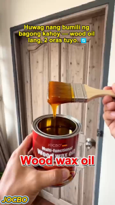 Multi-use JOCBO Oil Wood Stain Woodworks Wood Paint Enhancing Wood Grain Of Wood Indoor Outdoor Use NaturaIngredient Timber Coating UV Protection Moldproof Paint Anti-Corrosion Anti-bukbok For Wood Indoor Outdoor