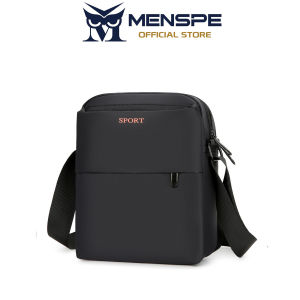 MENSPE Mens Shoulder Bag Cross Body Bag Casual Waterproof Oxford Bag Multi-Layer Large Capacity Casual Sport Street Bag for Travel Outdoor Leisure Office