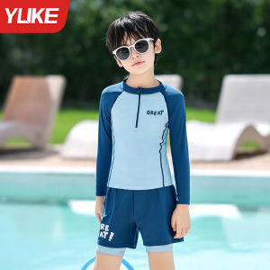 YUKE | Professional Training Separated Long Sleeve Boys Swimsuit