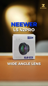 NEEWER LS-42 Wide Angle Lens 17mm เลนส์มือถือ มุมมอง 100° สำหรับ ถ่ายวิว ถ่ายตึก ระยะโฟกัส 18mm