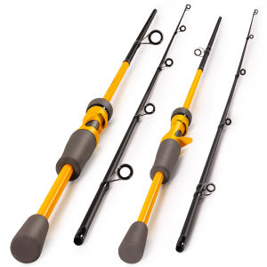 Tongkat Pancing 180 210CM 2 Bagian Bahan Serat Karbon Tinggi Stainless Steel Panduan Garis Berat 5-10lbs