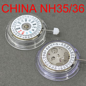 NH35/36 Movement China Made NH35 Automatic Mechanical Movement High Accuracy 24 Jewels Mod Watch Replacement Japan NH35A