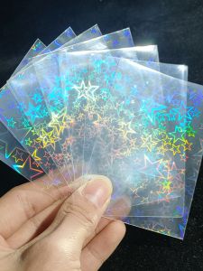 Upper Opening Laser Large XINGX Card Holder Idol Card Game Card Protection Card Sleeve 50 Pieces Per Pack Game King