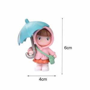 Umbrella Girl Boy Ornament Decoration Interior Car Decoration Cake Decoration
