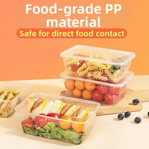 Square Disposable Food Container Takeout Box