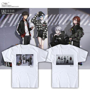 Taishouhui Homemade Radio Eva Same Style 10 Th Anniversary Booli round Neck Loose Cartoon New Gospel Warrior