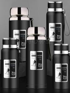 316 Stainless Steel Large Capacity 1500ml Thermos Cup Tea Making Office Portable Water Cup Mens and Womens Outdoor Sports Bottle 1