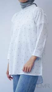 Cilia Blouse Sanghai | Atasan Blouse Kemeja Wanita | Blouse Motif Cewek