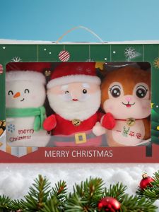 QIAOSHANG | Christmas Gift Plush Toy Decorative Figurines