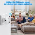 DFA WiFi Repeater Wireless Signal Amplifier 300mbps 2.4G Powerful Repeater with Ethernet Port Compatible with All Internet Boxes. 