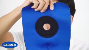 Bao đeo bảo vệ đầu gối ngắn Dr.Med DR-K006 suy yếu bánh chè gân khớp - 1 Size