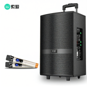 soaiy | High Power Heavy Bass Square Dance Portable Outdoor Bluetooth Speaker 15 Inch