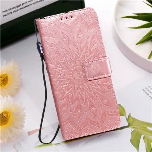 Leather Wallet Flip Case for Motorola Moto Edge 60 70 X70 Air G86 G56 G06 G67 Pro Fusion Power | Mandala Embossed Design